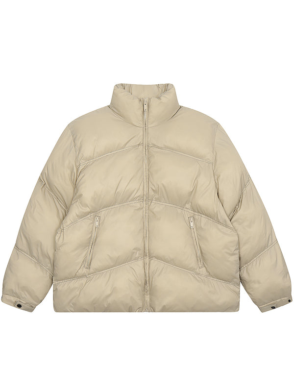 Winter Padded Puffer Jacket – Oversized, Minimalist Style, Windproof & Warm