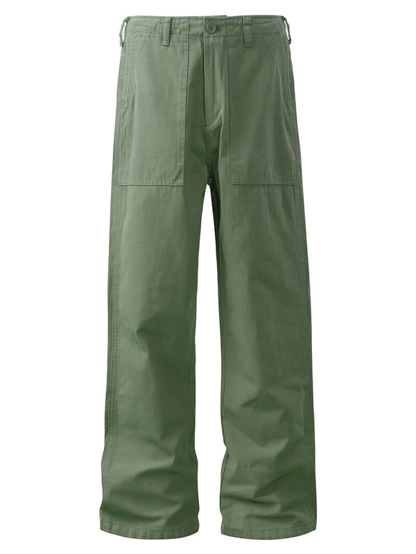 American Style Vintage Cleanfit Cargo Pants Straight Trousers