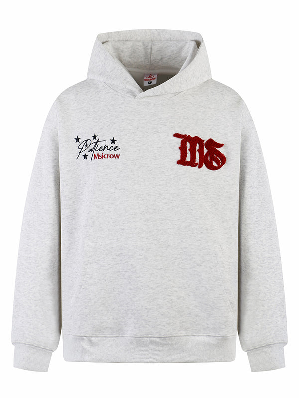 Camo & Solid Pullover Hoodies with Embroidered Details – Oversized Fit