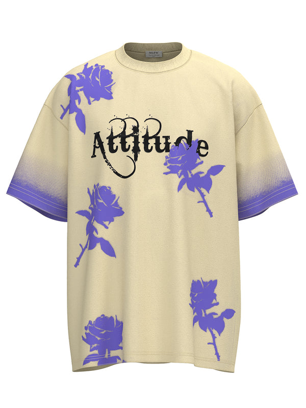 Streetwear Rose Graphic Punk Gothic Cotton T-Shirts