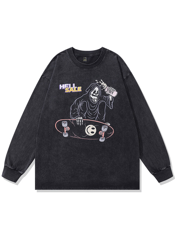 Y2K Streetwear Cartoon Printed Vintage Oversized T-Shirts