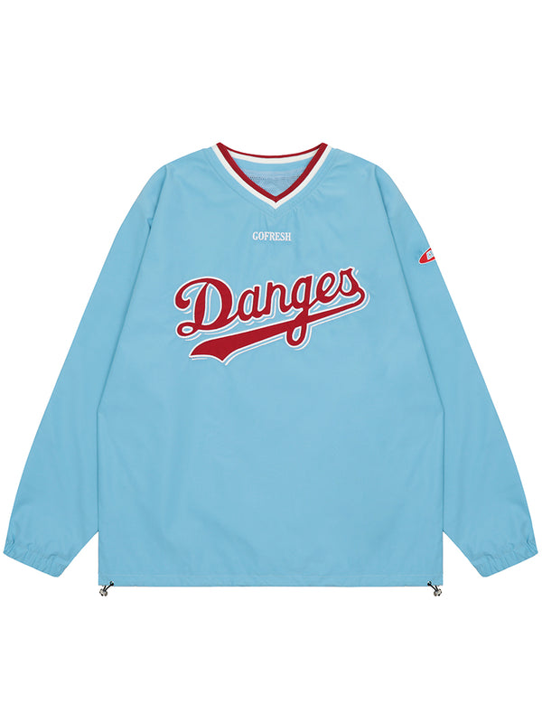 Unisex Baseball Jersey Oversized Long Sleeve Pullover T-Shirts