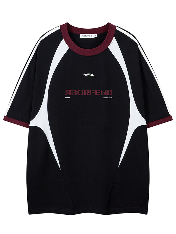Color Block T-Shirt – Modern Athletic Style, Casual Streetwear Fashion