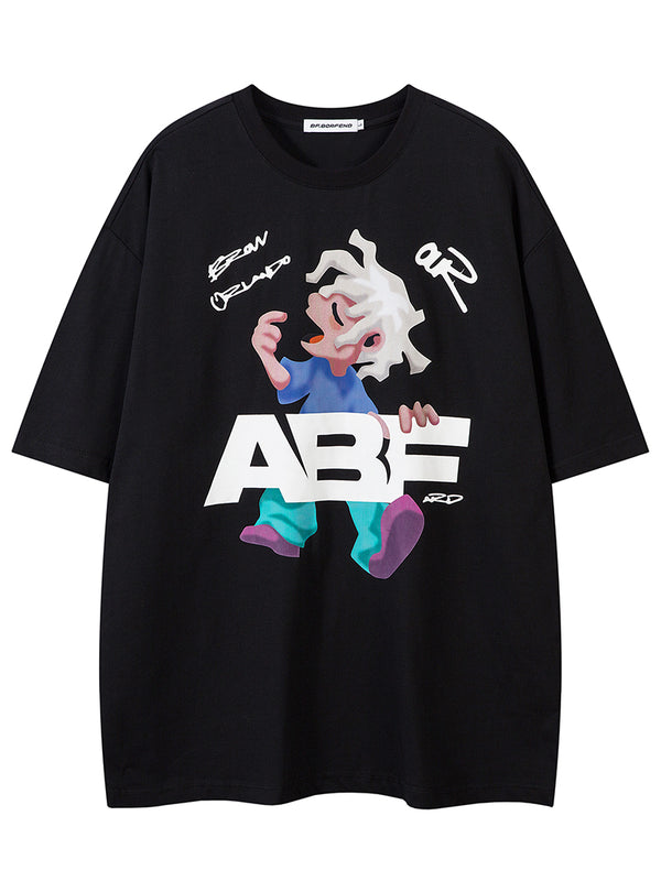 Cartoon Graphic T-Shirt – Vibrant Streetwear, Casual Fashion Tees