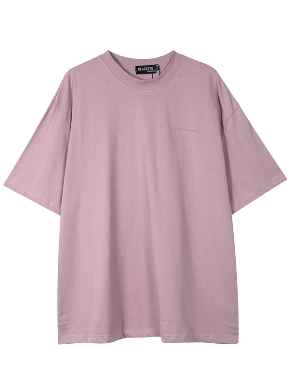 Oversized Cotton Plain T-Shirt – Streetwear Tee Multiple Solid Colors