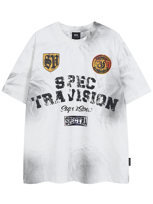 Vintage Oversized Graphic T-Shirts – Washed Streetwear Tops Tees